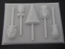 531sp Barry Potter Chocolate or Hard Candy Lollipop Mold